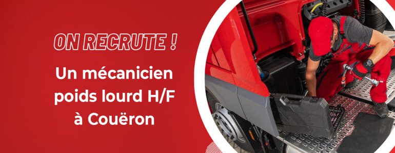 Recrutement : mécanicien poids lourd H/F à Couëron