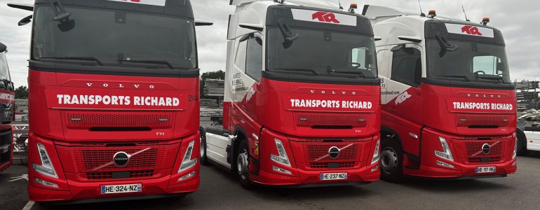 Derniers arrivés : des Volvo FH Aero pour plus de confort et de sécurité