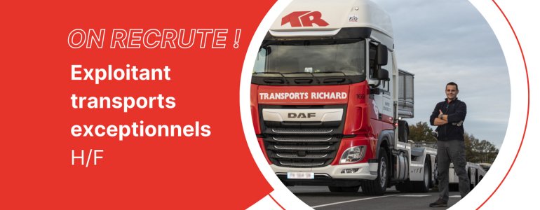 Offre d’emploi : exploitant transport H/F en CDI à Couëron (44)
