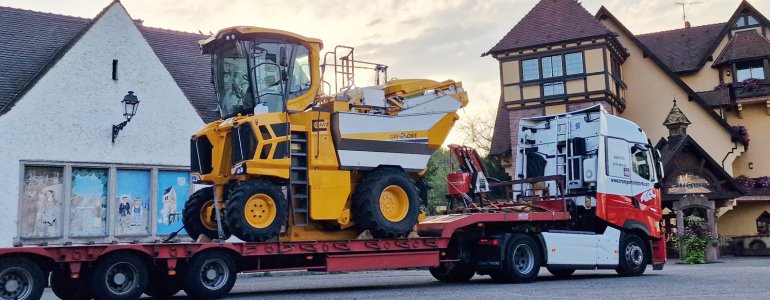 Saison des vendanges : on transporte vos matériels viticoles !
