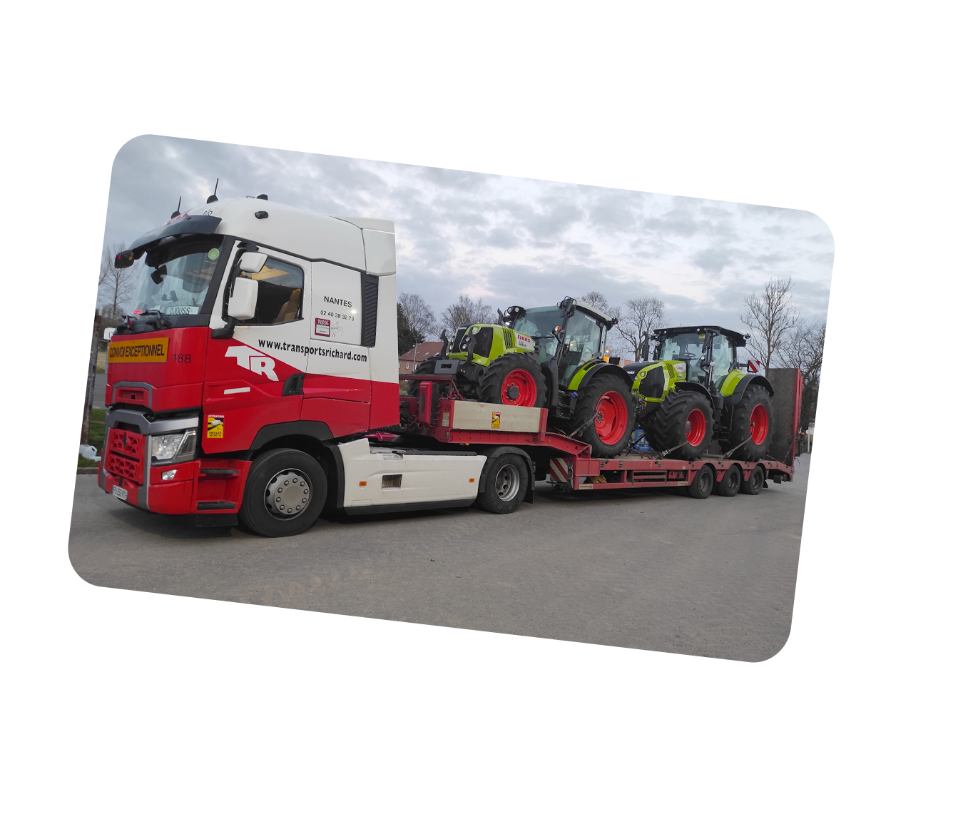 transport exceptionnel tracteur